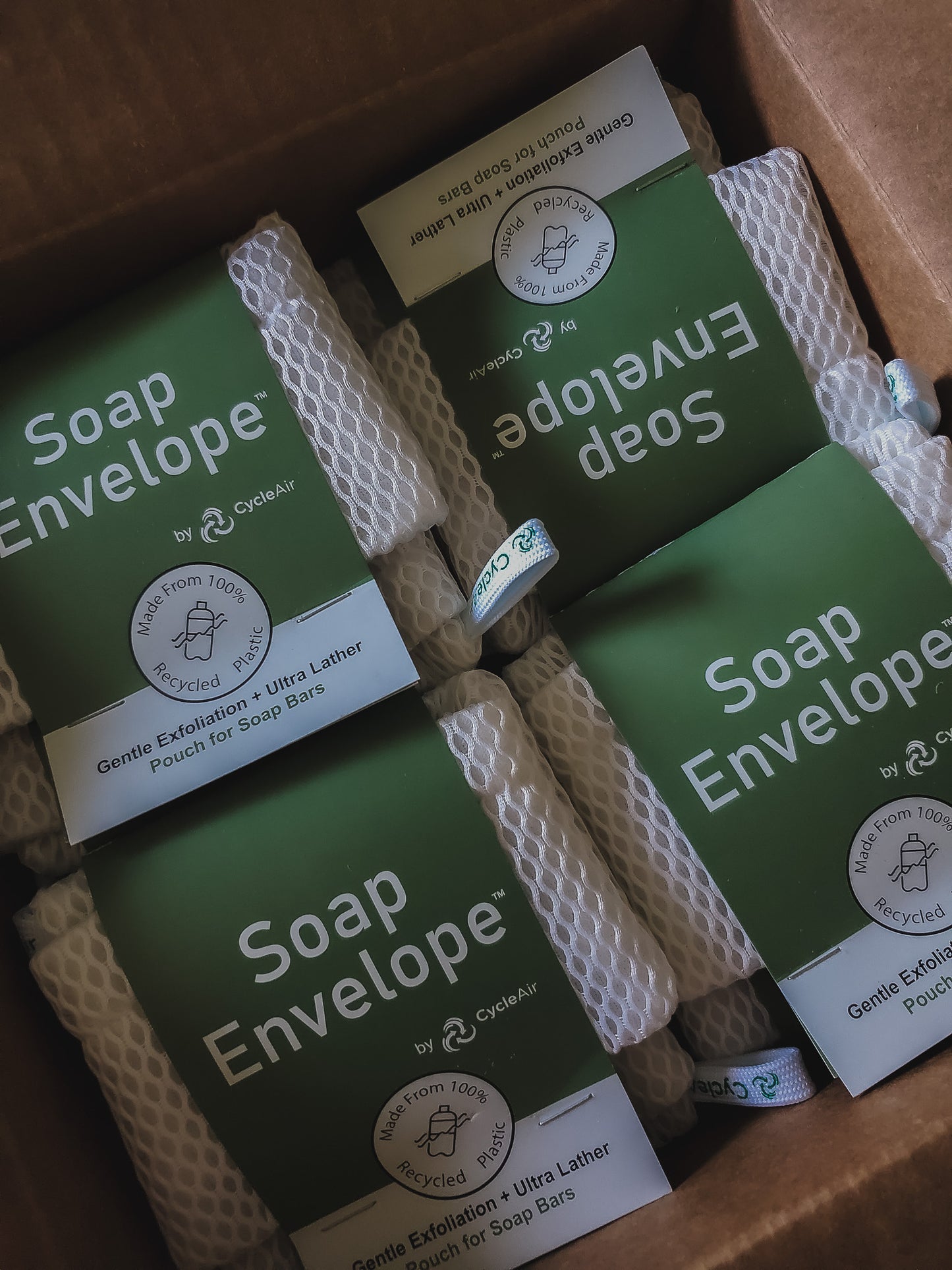 Soap Envelope - 100% recycled material - washable - reusable