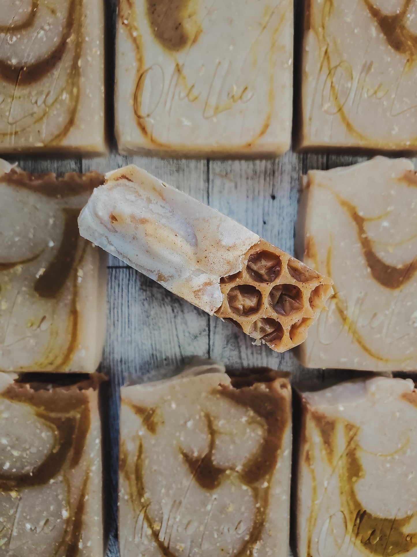 Oh Honey Bar Soap with turmeric and oats