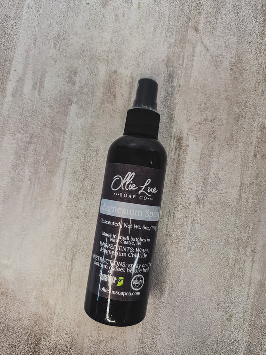 black magnesium bottle on a black background