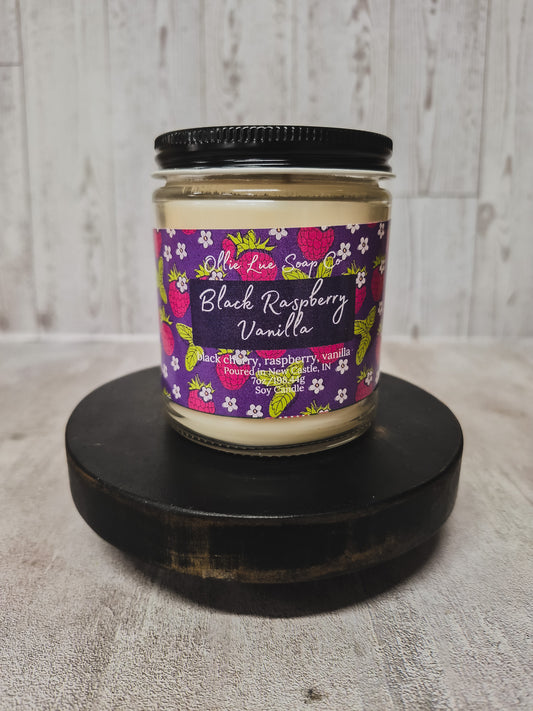 black raspberry scented with fruit style background