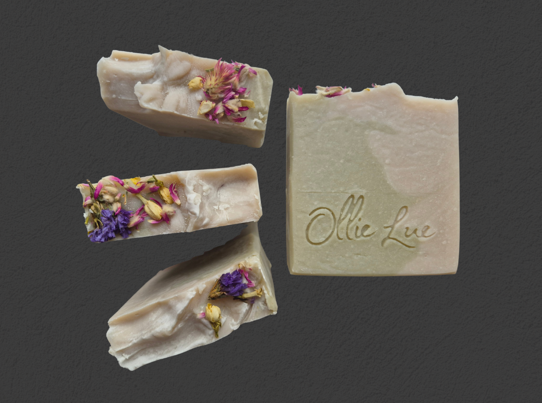 French Green & Purple Clay Bar Soap